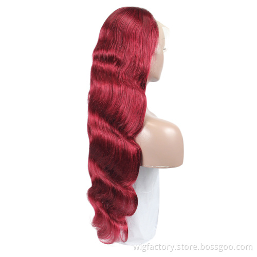 wholesale price color lace front wig human hair, brazilian human hair colored wigs,wigs human hair lace front colored